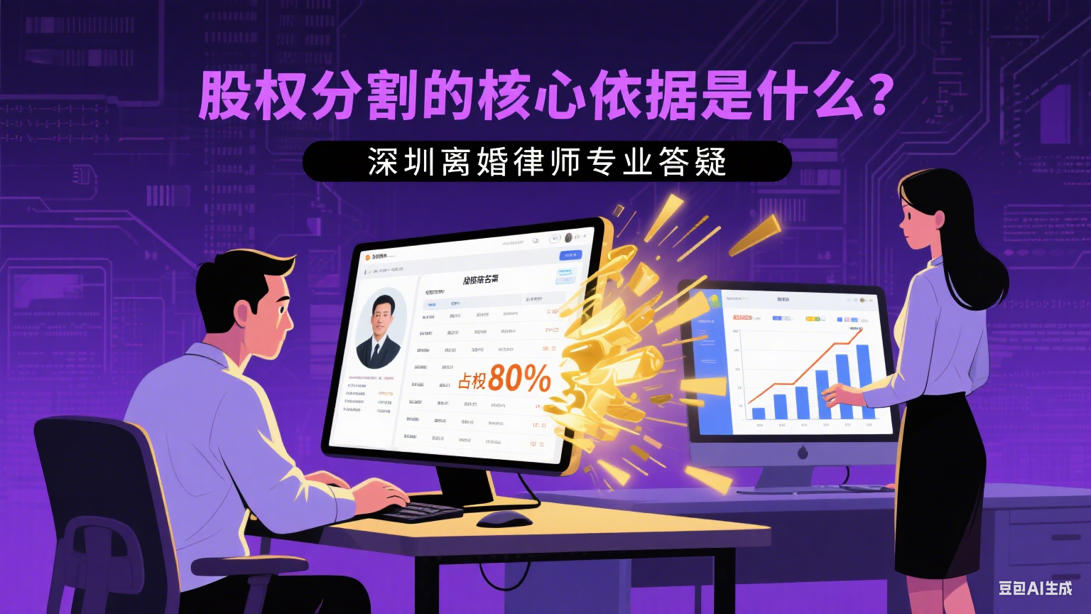 夫妻对公司股权分割意见不一，深圳法院如何判决？