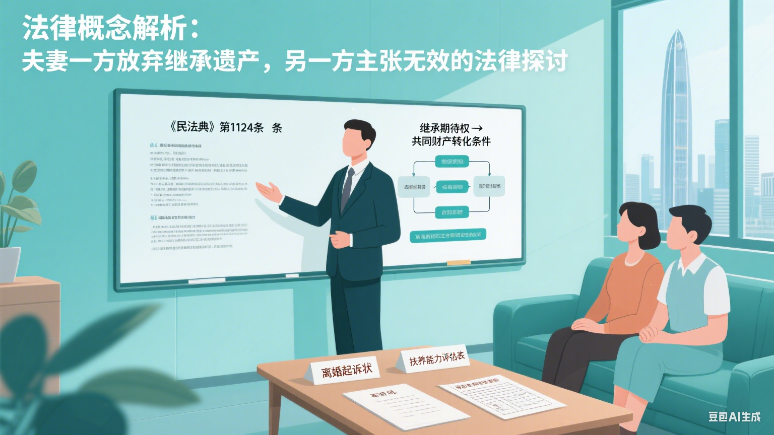 深圳离婚律师解析：夫妻一方放弃继承另一方遗产份额，主张无效能否获法院支持？
