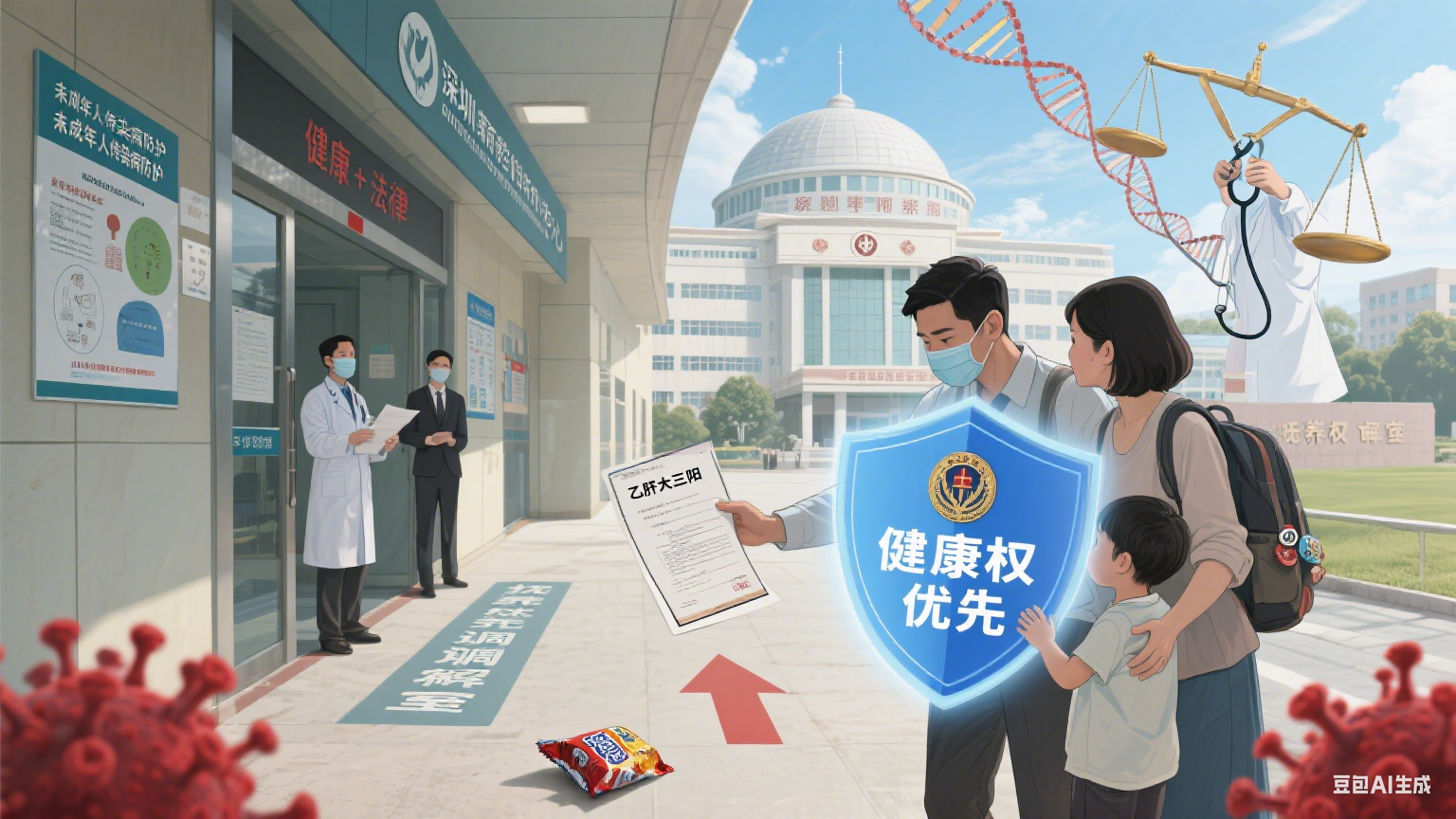 有传染性疾病，还能直接抚养孩子吗？深圳离婚律师深度剖析