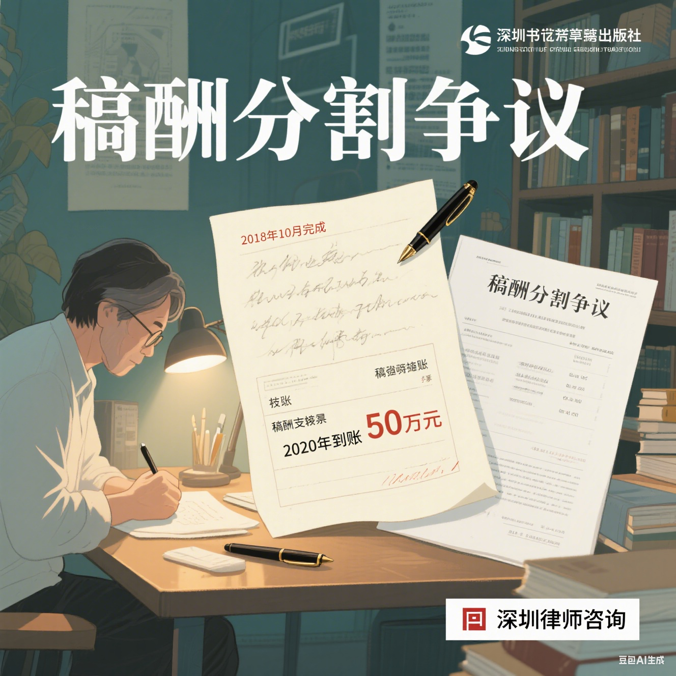 深圳律师咨询：婚前创作婚后获稿酬属个人财产吗？—— 深圳离婚法律咨询