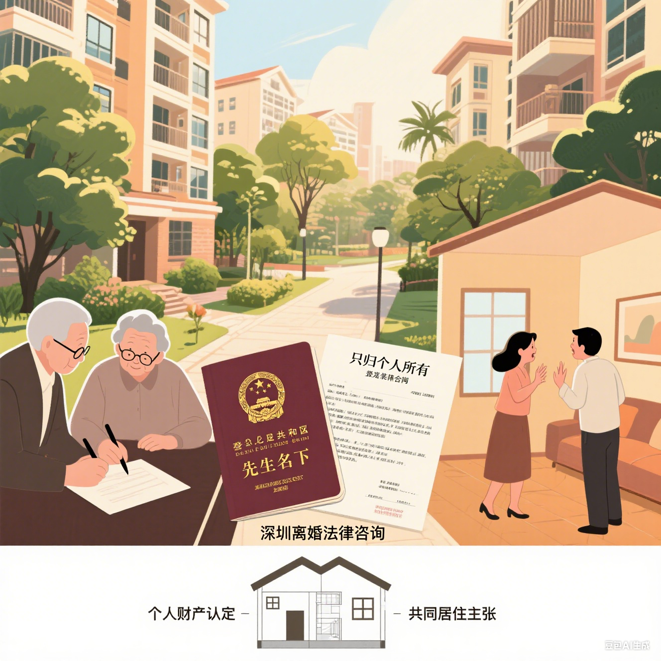 深圳律师咨询：赠与合同明确只归一方的房产属个人财产吗？—— 深圳离婚法律咨询案例