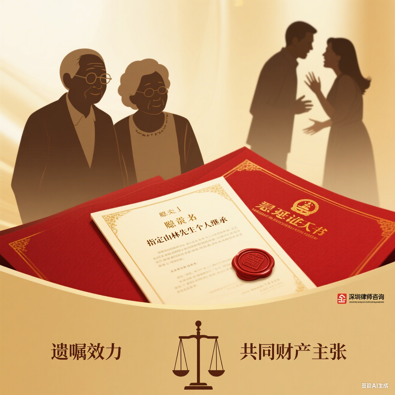 深圳律师咨询：遗嘱明确只归一方的遗产属个人财产吗？—— 深圳离婚法律咨询案例  