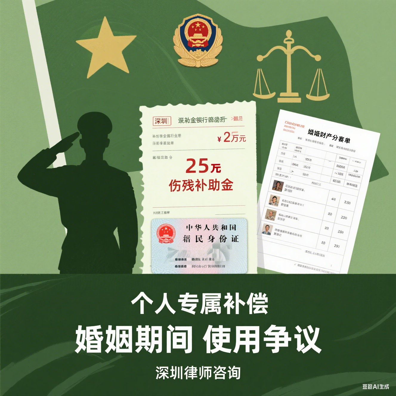 深圳律师咨询：人身损害赔偿款离婚时需分割吗？—— 深圳离婚法律咨询案例  